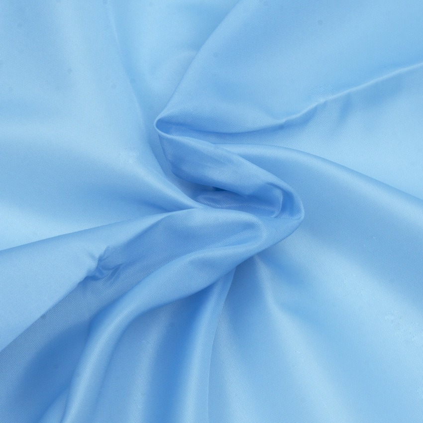 Ткань подкладочная 190T 56гр/м2, 100пэ, 150см, антистатик, голубой темный/S066, (50м) KS0
