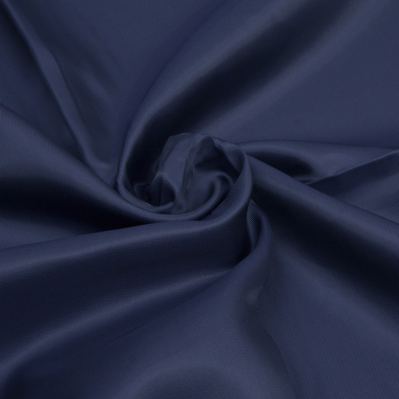 Ткань подкладочная Поливискоза Twill, 86гр/м2, 52пэ/48вкс, 146см, синий темный/S919, (50м) KS0