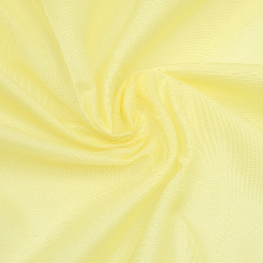 Ткань подкладочная 190T 56гр/м2, 100пэ, 150см, антистатик, желтый светлый/S054, (50м) KS0