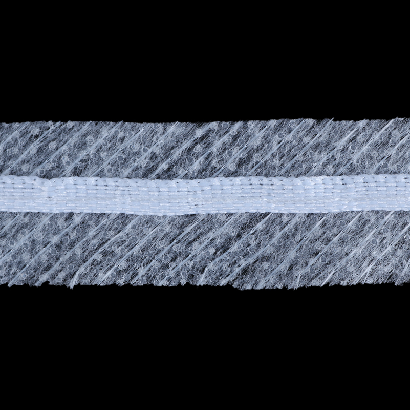 Тесьма в пройму по косой усиленная сутажом цв белый 15мм (рул 50м) Danelli LK4YP55 (WK551)2