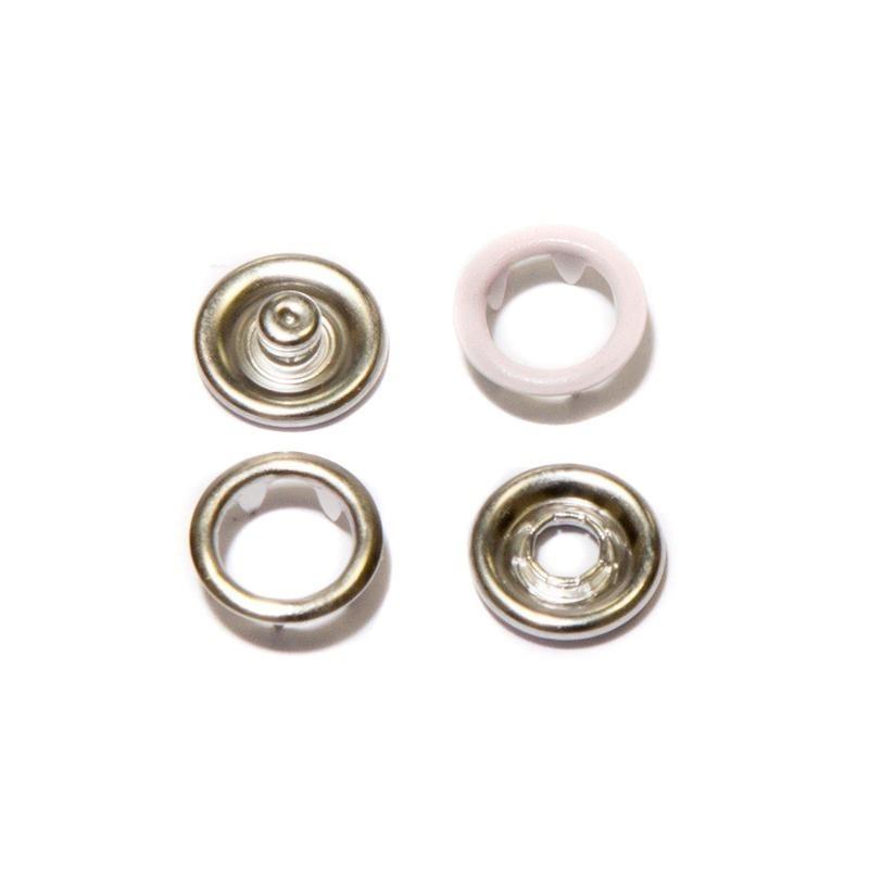 Кнопка рубашечная цв розовый глянцевый S364 медицинская сталь 9,5мм кольцо (уп ок.1440шт) КР-06 Tal0