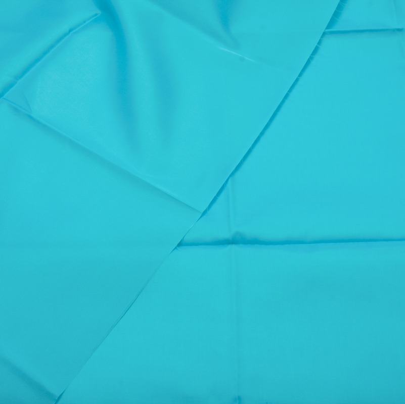 Ткань подкладочная 190T 56гр/м2, 100пэ, 150см, антистатик, голубой яркий/S046, (50м) KS3