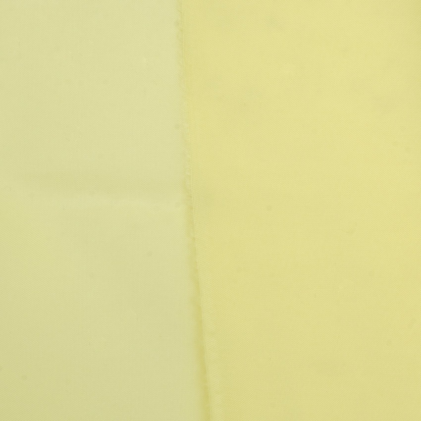 Ткань подкладочная 190T 56гр/м2, 100пэ, 150см, антистатик, желтый светлый/S054, (50м) KS2