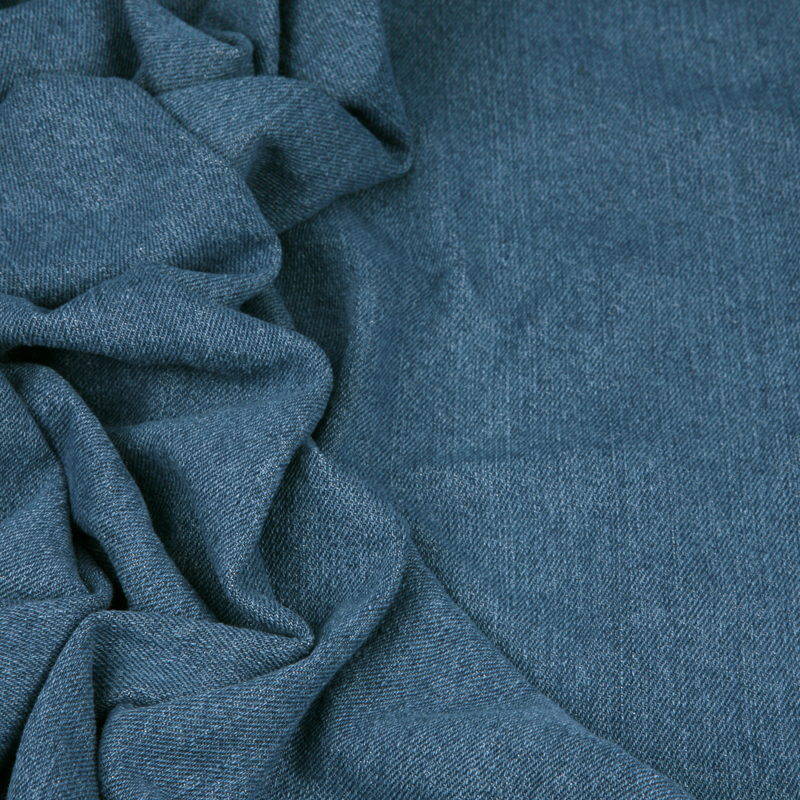 Ткань Джинса 350-355гр/м2 (10.5 oz), 99хб/1пэ, 140см, голубой XBL-100191