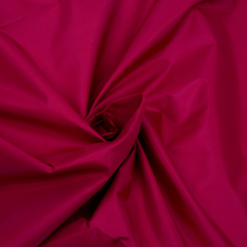 Ткань курточная Таффета 190T, WR/PU Silver, 65гр/м2, 100пэ, 150см, красный темный/S171, (рул 100м) D0