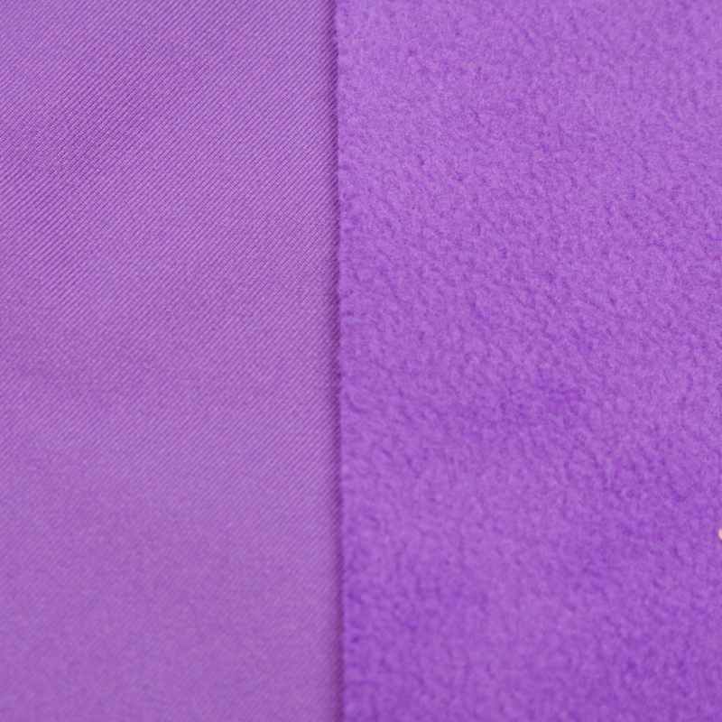 Ткань мембранная Texshell Twill, WR TPU 3k/15k Fleece, 320гр/м2, 100пэ, 150см, фиолетовый/S281, (рул1
