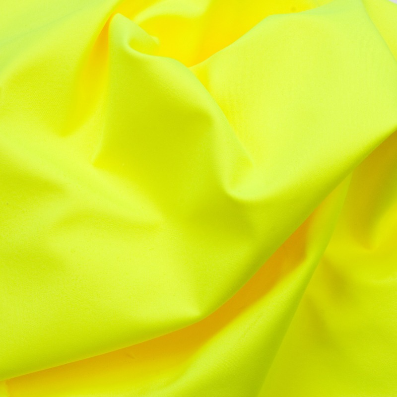 Ткань мембранная Texshell Twill, WR TPU 3k/15k Fleece, 320гр/м2, 100пэ, 150см, лимонный неон/S804, (1