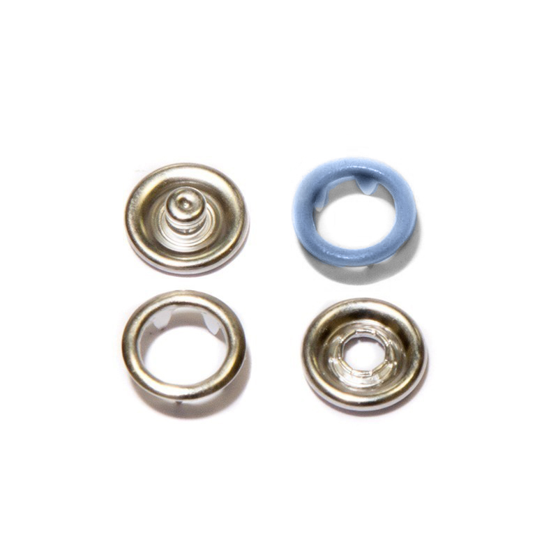 Кнопка рубашечная цв синий глянцевый S210 медицинская сталь 9,5мм кольцо (уп ок.1440шт) КР-06 Tals0