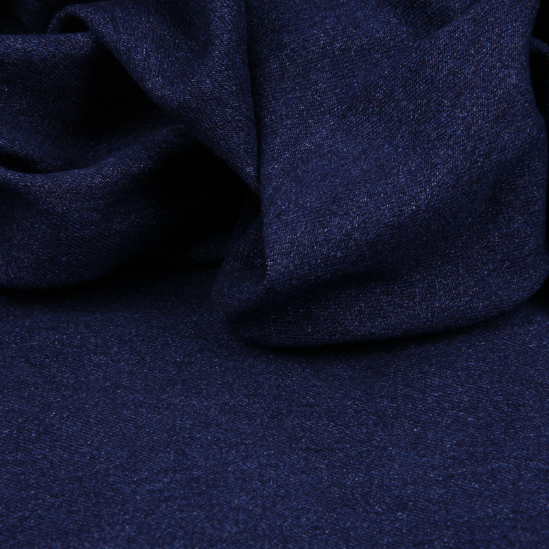 Ткань Джинса 300гр/м2 (8.8 oz), 62хб/20вск/17пэ/1спан, 130см, синий XBL-300443