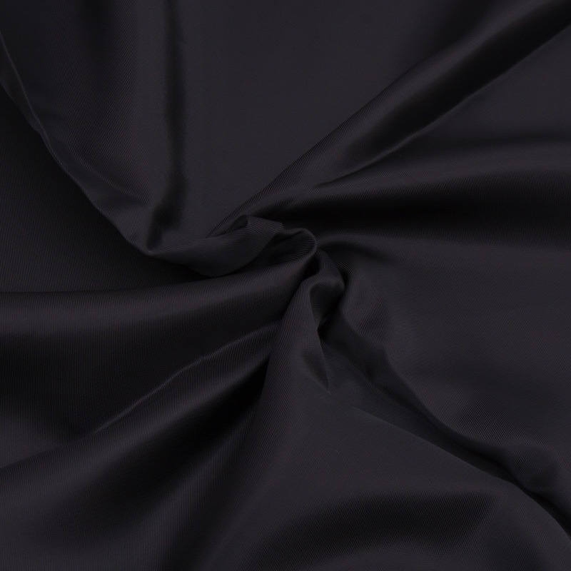 Ткань подкладочная Поливискоза Twill, 86гр/м2, 52пэ/48вкс, 146см, черный/S580, (50м) KS0