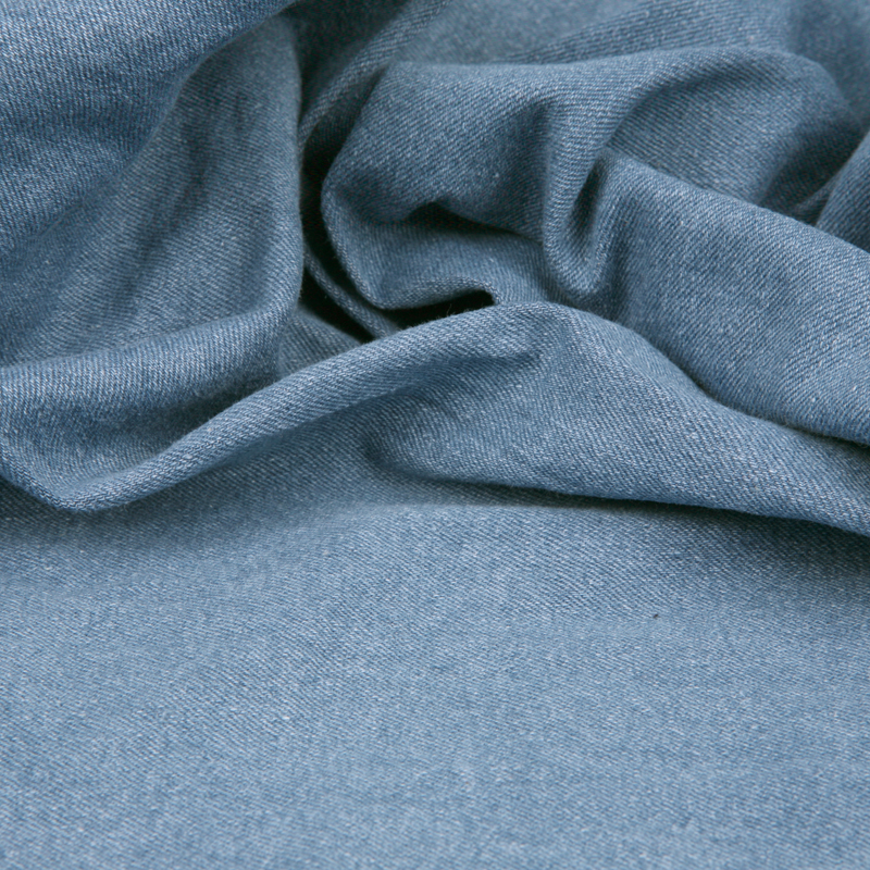 Ткань Джинса 295гр/м2 (8.7 oz), 99хб/1спан, 130см, голубой XBL-200733