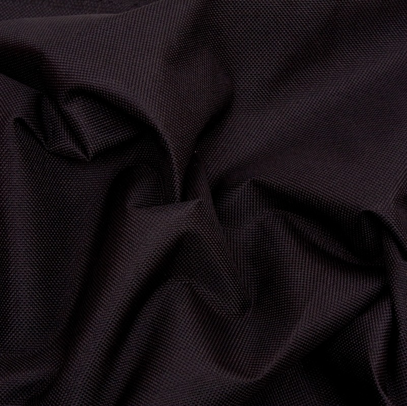 Ткань Оксфорд 600D, WR/PVC, 350гр/м2, 100пэ, 150см, черный/S580, (рул 50м) D1