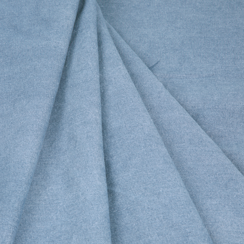 Ткань Джинса 295гр/м2 (8.7 oz), 99хб/1спан, 130см, голубой XBL-200734