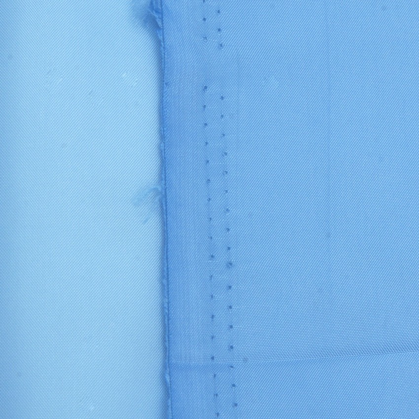 Ткань подкладочная 190T 56гр/м2, 100пэ, 150см, антистатик, голубой темный/S066, (50м) KS2