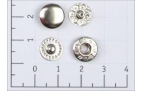 кнопка l-10 цв никель сталь 9.5мм (уп ок.1440шт) k-38 strong купить по цене 1.43 руб - в интернет-магазине Веллтекс | Рязань
