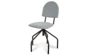 стул для швеи квета поворотный №10 кз№ ткань серая купить по цене 4750 руб - в интернет-магазине Веллтекс | Рязань
