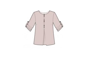 Лекала женские - шелковая блузка 2067 купить. Скачать лекала в личном кабинете.