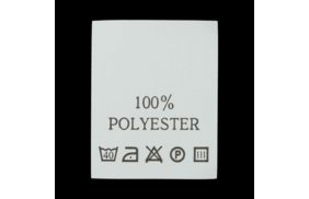 с102пб 100%polyester - составник - белый (уп 200 шт.) купить по цене 150 руб - в интернет-магазине Веллтекс | Рязань
