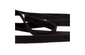 шнур для одежды плоский 15мм, 100хб, черный/111 (катушка 50м) bombacio купить по 13.5 - в интернет - магазине Веллтекс | Рязань
.